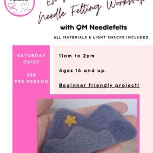 EP Mountains Needlefelting Class