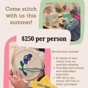 The Stitch House - Summer Membership