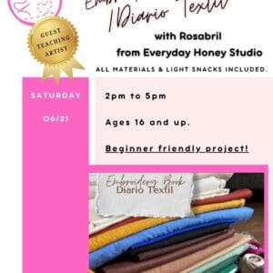 Embroidery Book / Diario Textil - With Rosabril from Everyday Honey Studio