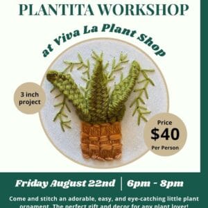 Viva La Plant Shop Workshop