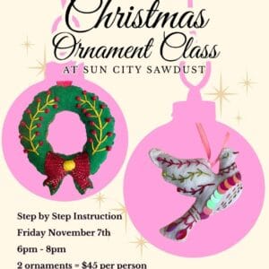 Christmas Ornament Class