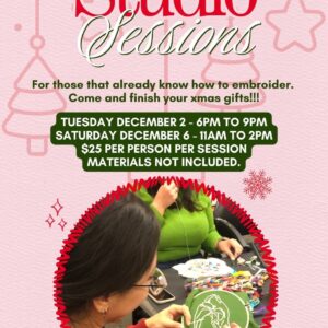 Holiday Season - Open Studio Sessions