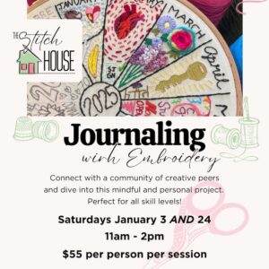 Journaling with Hand Embroidery