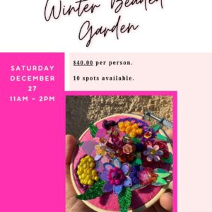 Winter Beaded Garden