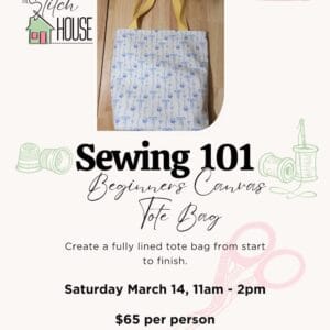 Sewing 101: Canvas Tote Bag