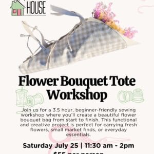 Flower Bouquet Tote Workshop
