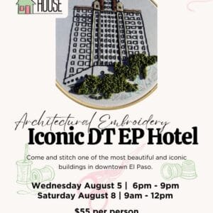 Architectural Embroidery - Iconic DT EP Hotel