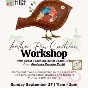 Leather Pin Cushion Workshop