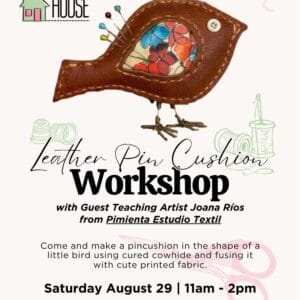 Leather Pin Cushion Workshop