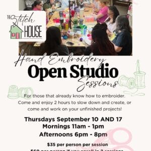 Open Studio Sessions (September)