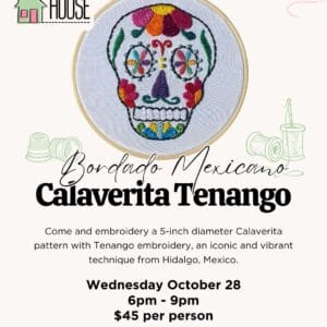 Bordado Mexicano: Calaverita Tenango